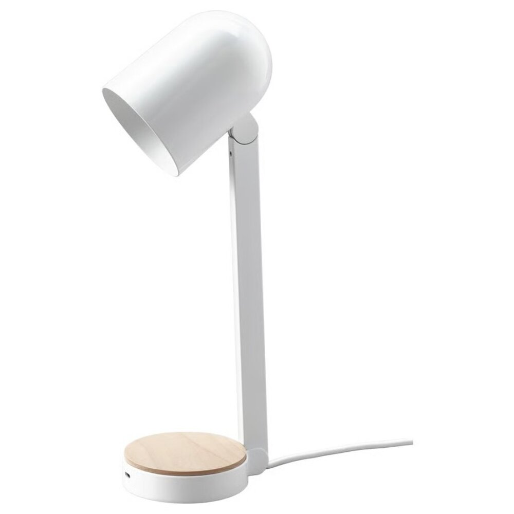 Modern, stylish ENSMÄRKE Desk lamp, white